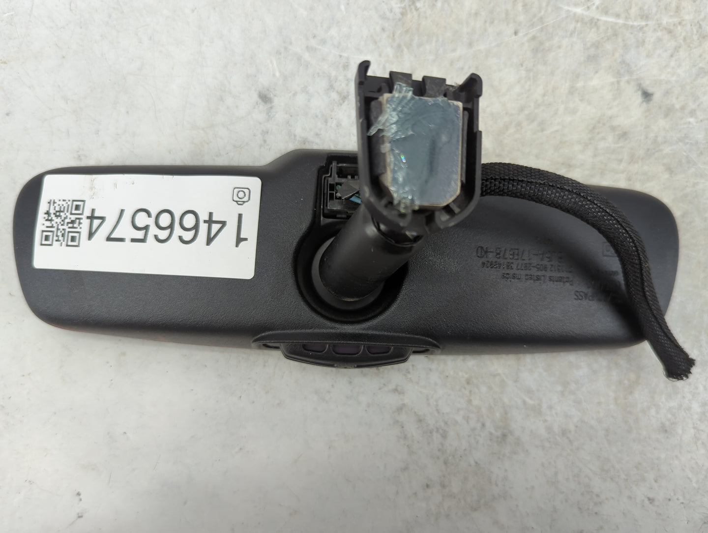 2011-2012 Ford Escape Interior Rear View Mirror Replacement OEM P/N:E11026001 Fits OEM Used Auto Parts - Oemusedautoparts1.c