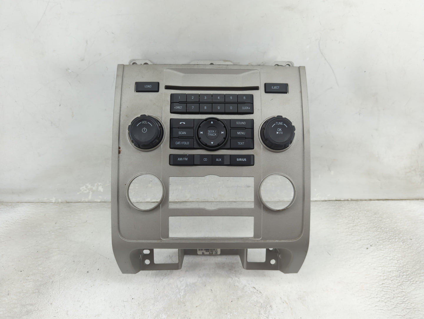 2009-2012 Ford Escape Radio Control Panel Tan - Oemusedautoparts1.com