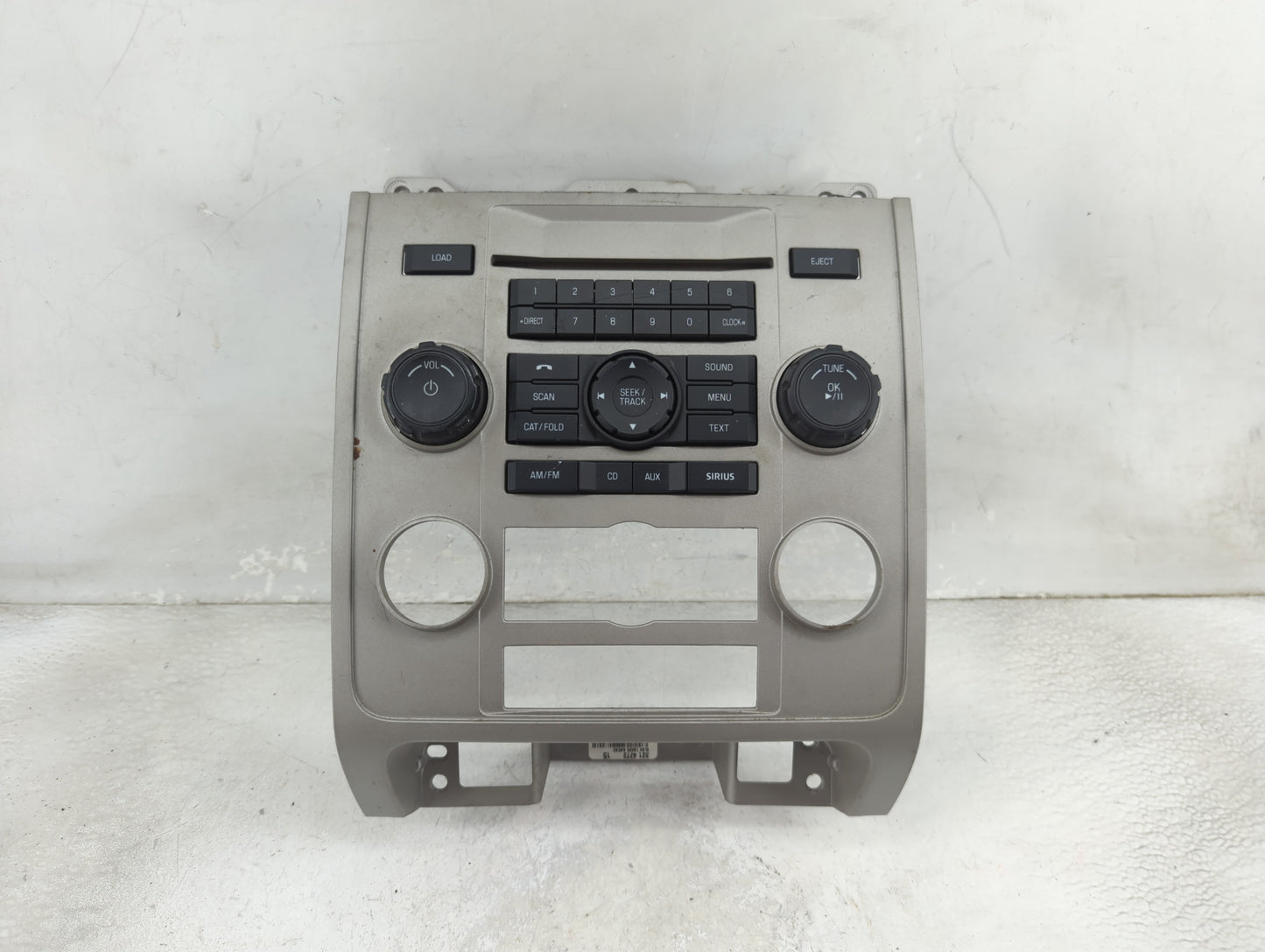 2009-2012 Ford Escape Radio Control Panel Tan - Oemusedautoparts1.com