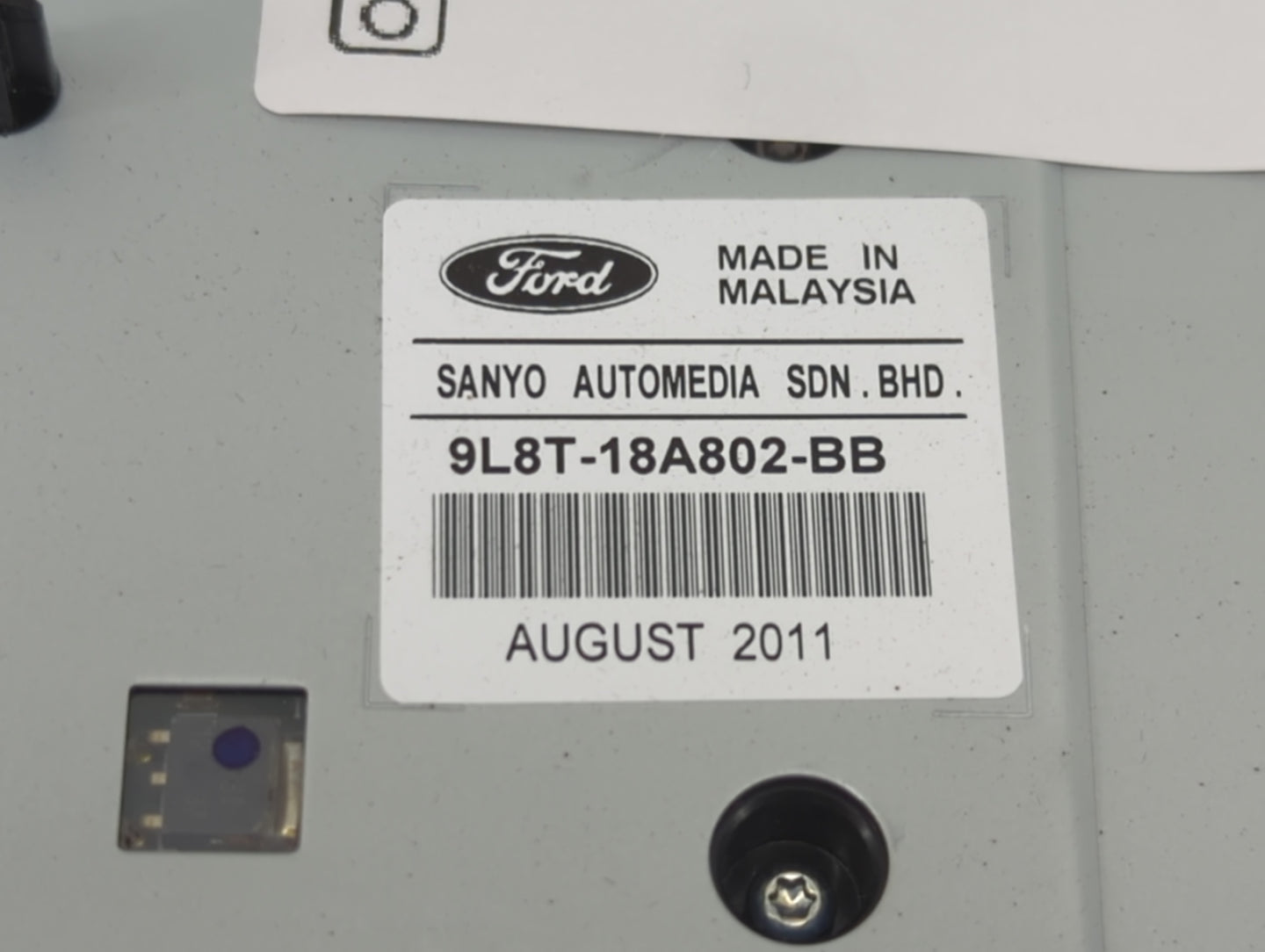 2009-2012 Ford Escape Radio Control Panel Tan - Oemusedautoparts1.com