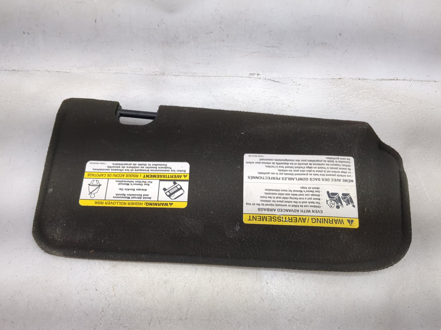 2010-2012 Ford Escape Sun Visor Shade Replacement Passenger Right Mirror Fits Fits 2010 2011 2012 OEM Used Auto Parts - Oemu
