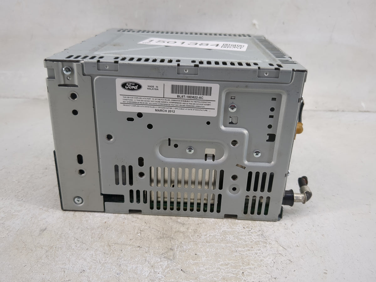 2011-2012 Ford Escape Radio AM FM Cd Player Receiver Replacement P/N:BL8T-18D822-AC Fits Fits 2011 2012 OEM Used Auto Parts 