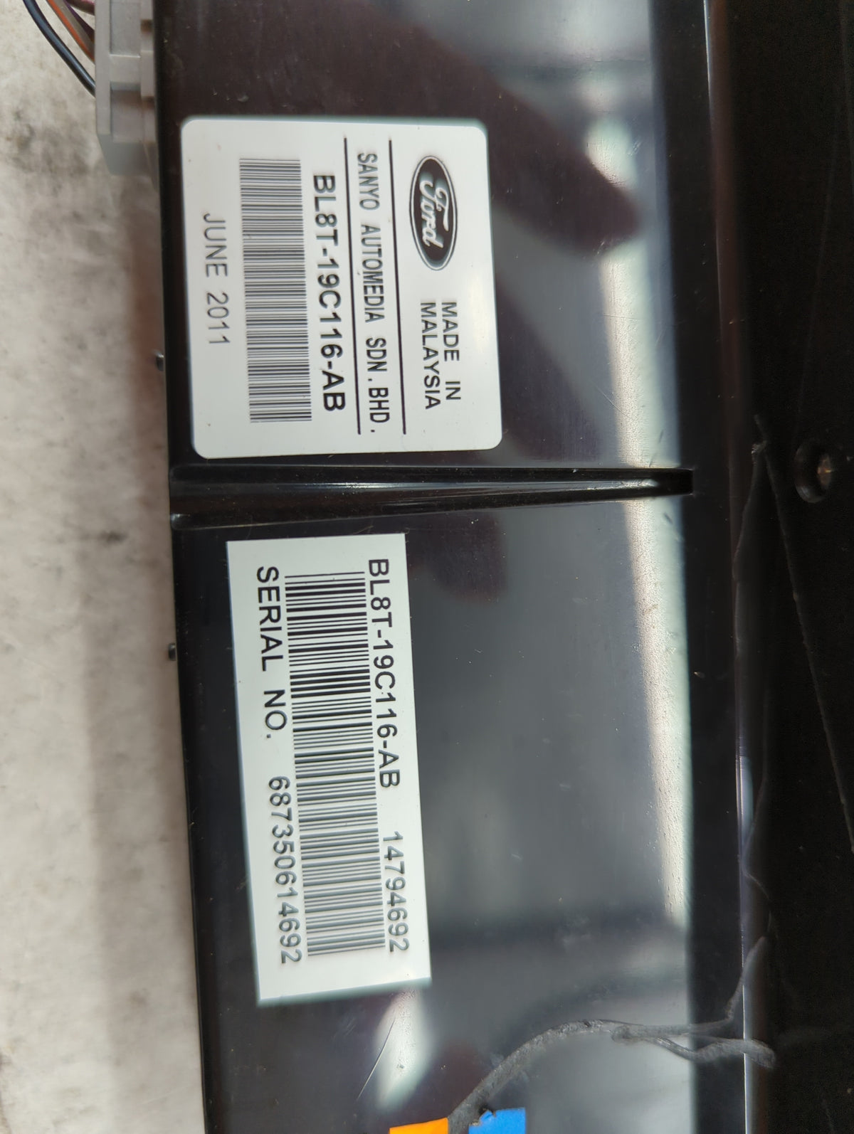2012 Ford Escape Information Radio Display Screen - Oemusedautoparts1.com