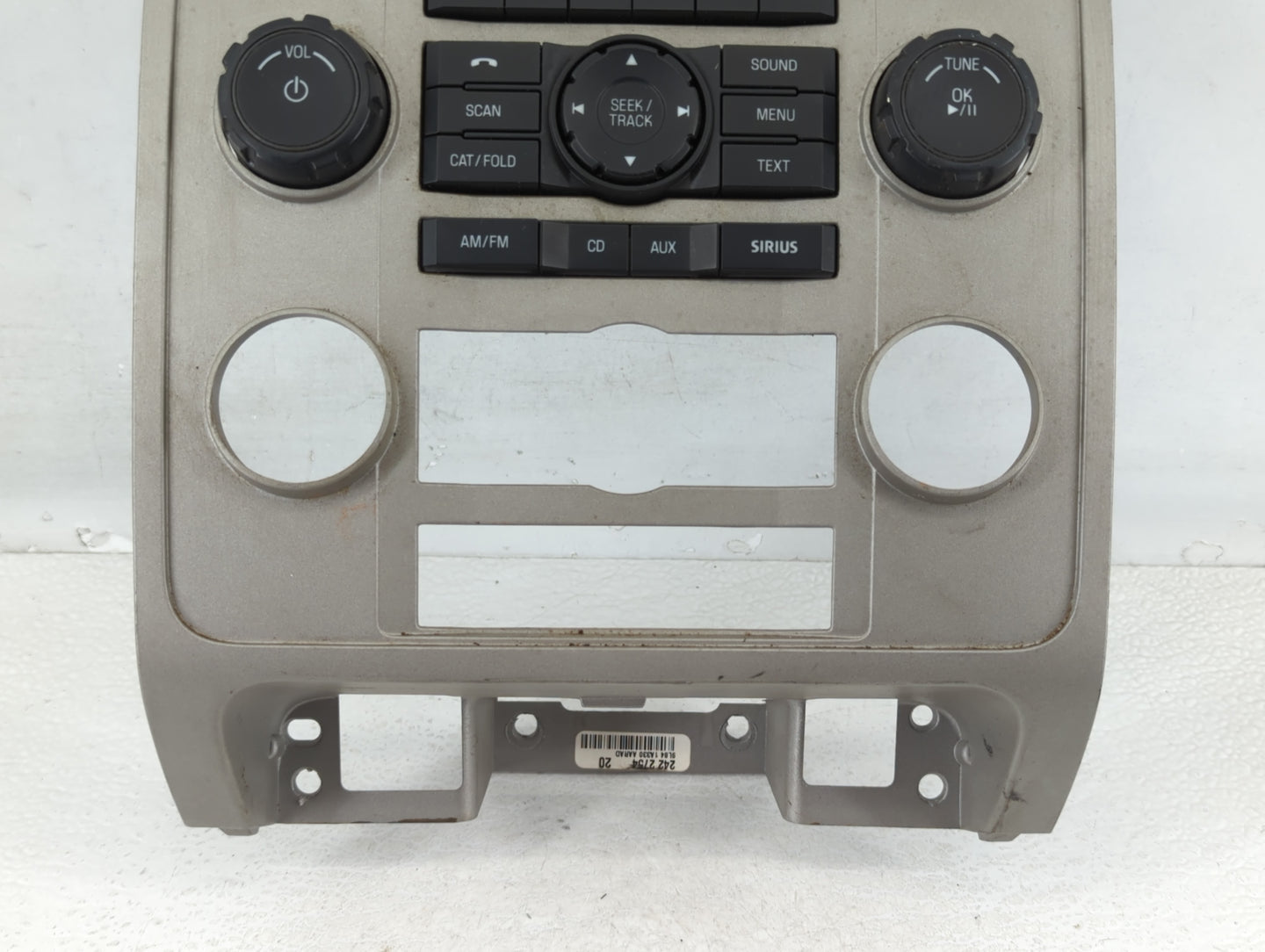 2009-2012 Ford Escape Radio Control Panel - Oemusedautoparts1.com