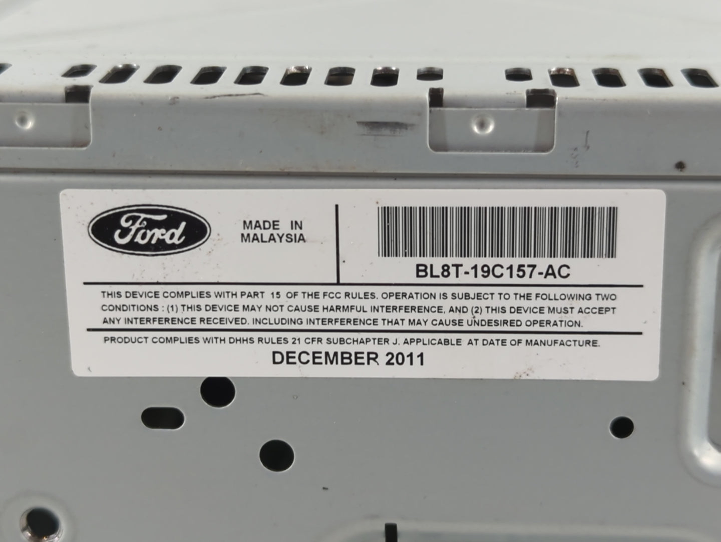 2011-2012 Ford Escape Am Fm Cd Player Radio Receiver - Oemusedautoparts1.com