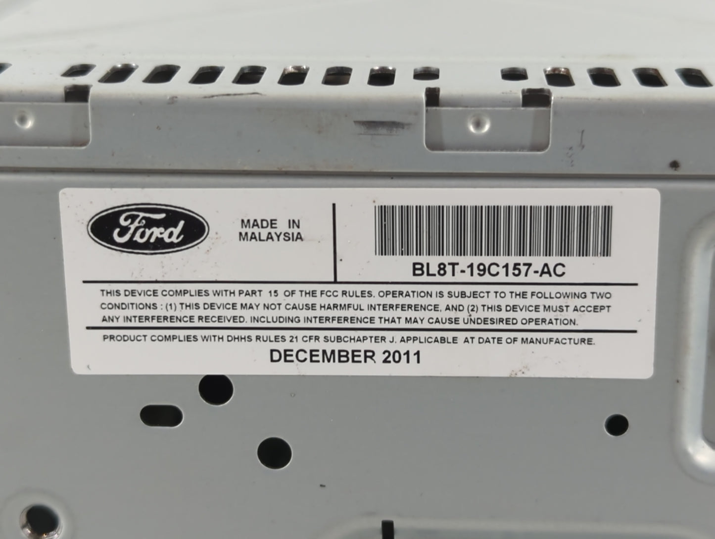 2011-2012 Ford Escape Am Fm Cd Player Radio Receiver - Oemusedautoparts1.com