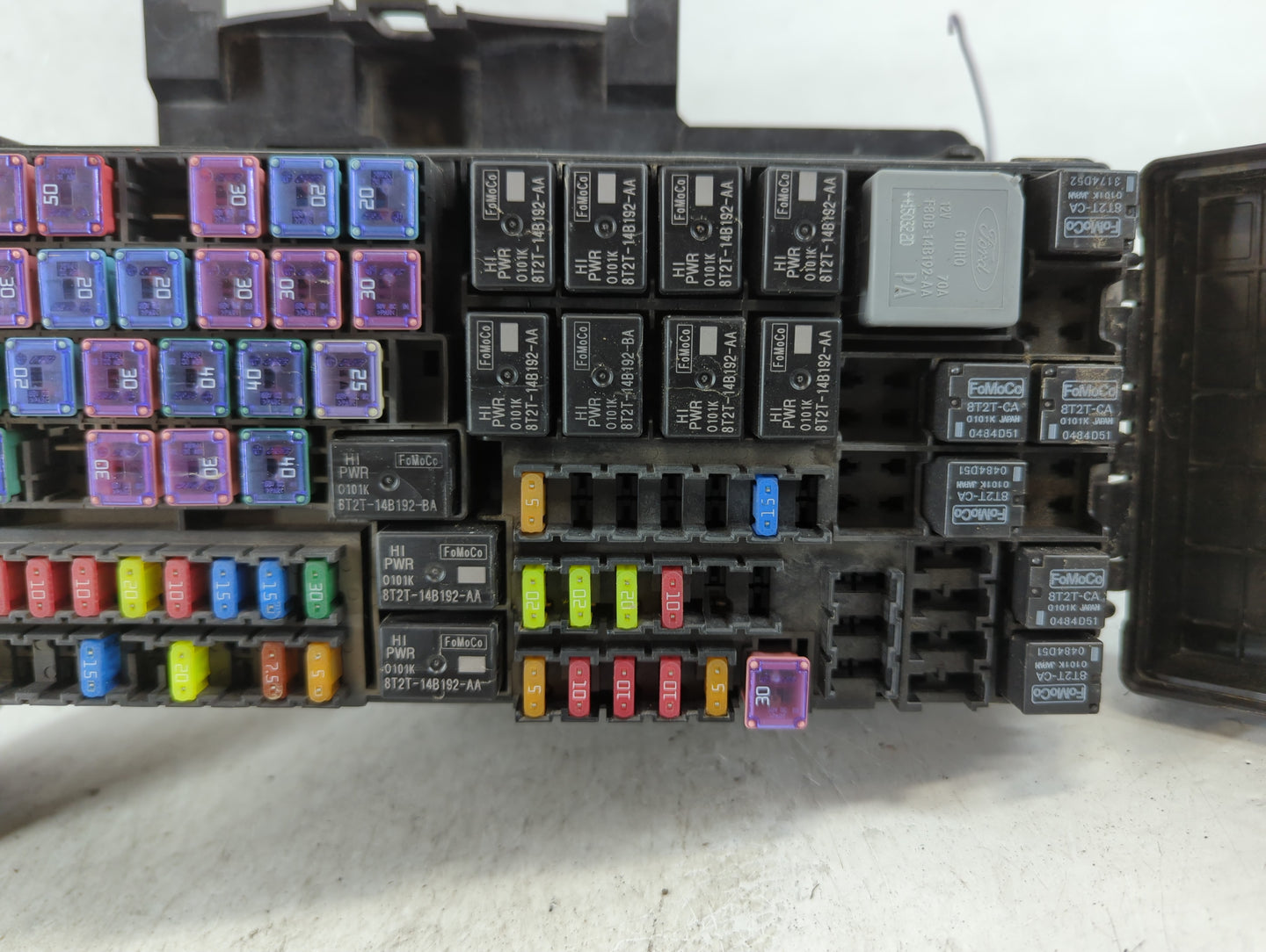 2012 Ford Explorer Fusebox Fuse Box Panel Relay Module P/N:BT4T-14A003-AA Fits OEM Used Auto Parts - Oemusedautoparts1.com