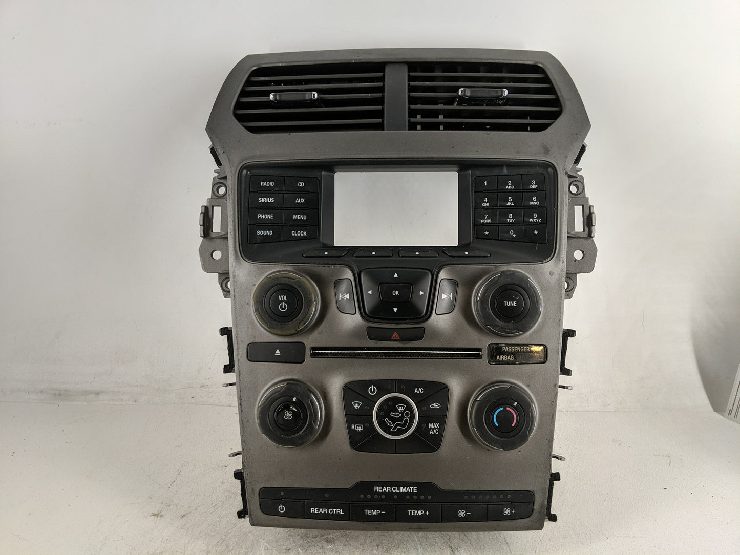 2011-2013 Ford Explorer Radio AM FM Cd Player Receiver Replacement P/N:BB5T-18A802-AG Fits Fits 2011 2012 2013 OEM Used Auto