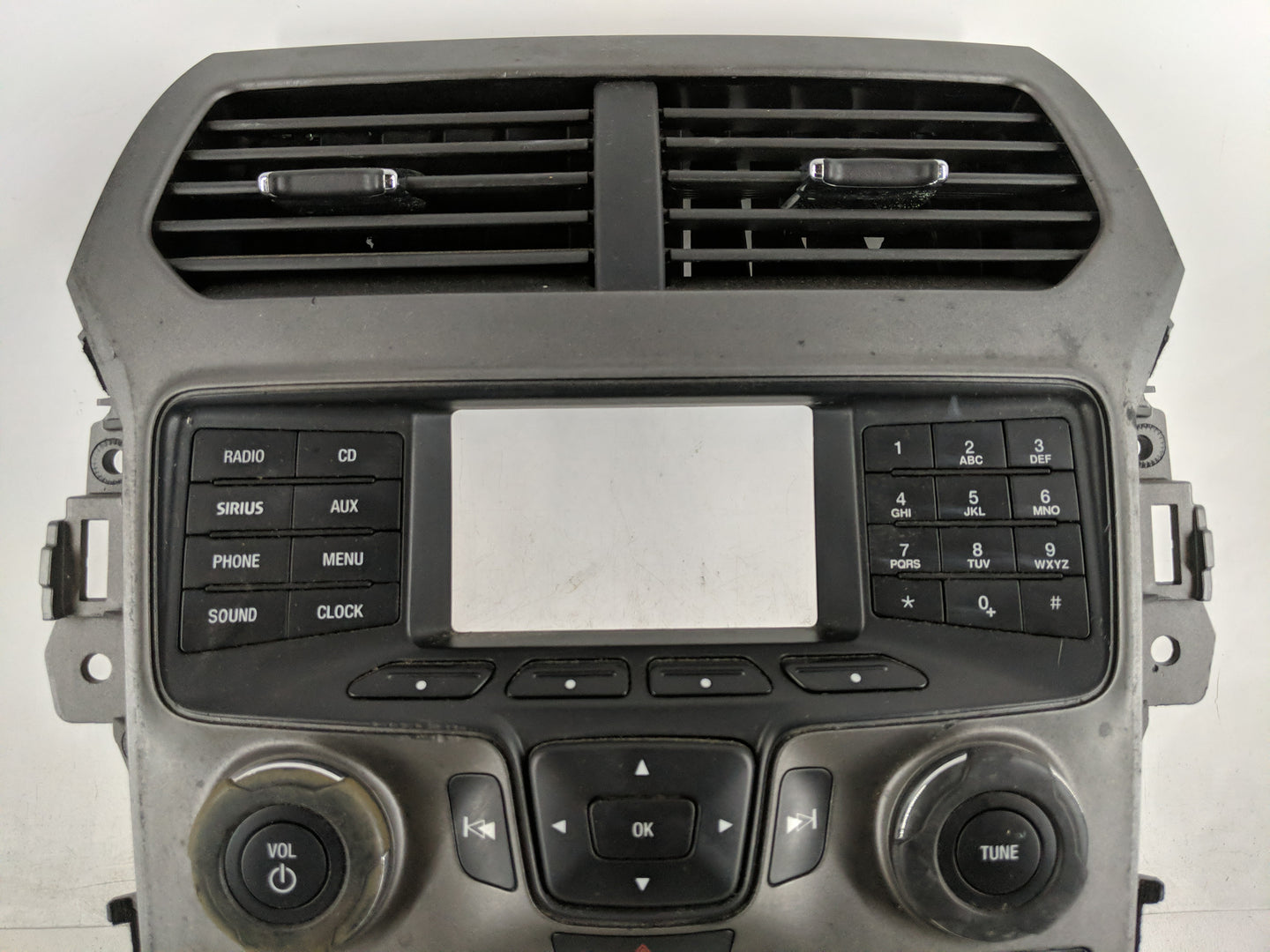 2011-2013 Ford Explorer Radio AM FM Cd Player Receiver Replacement P/N:BB5T-18A802-AG Fits Fits 2011 2012 2013 OEM Used Auto
