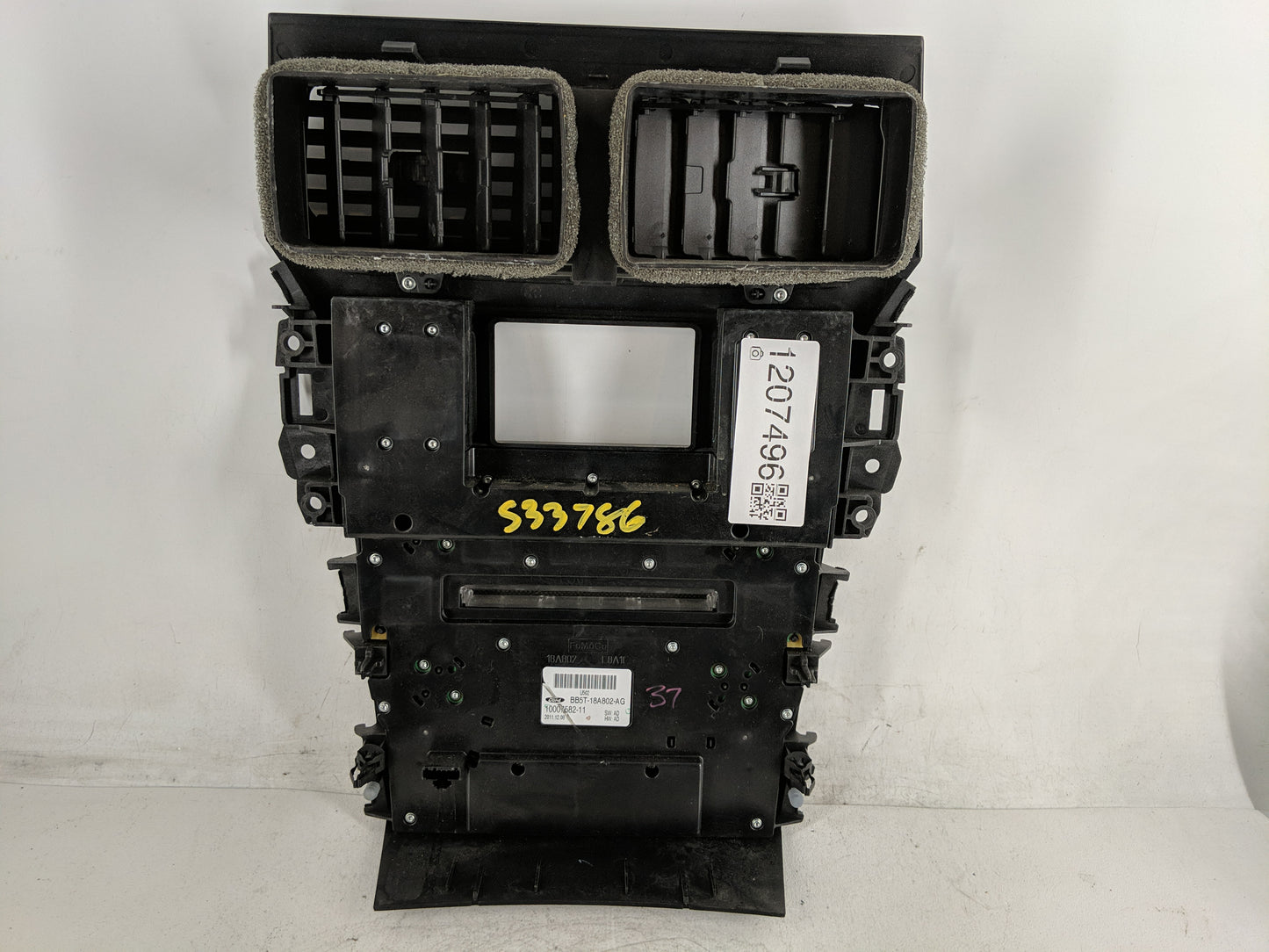 2011-2013 Ford Explorer Radio AM FM Cd Player Receiver Replacement P/N:BB5T-18A802-AG Fits Fits 2011 2012 2013 OEM Used Auto