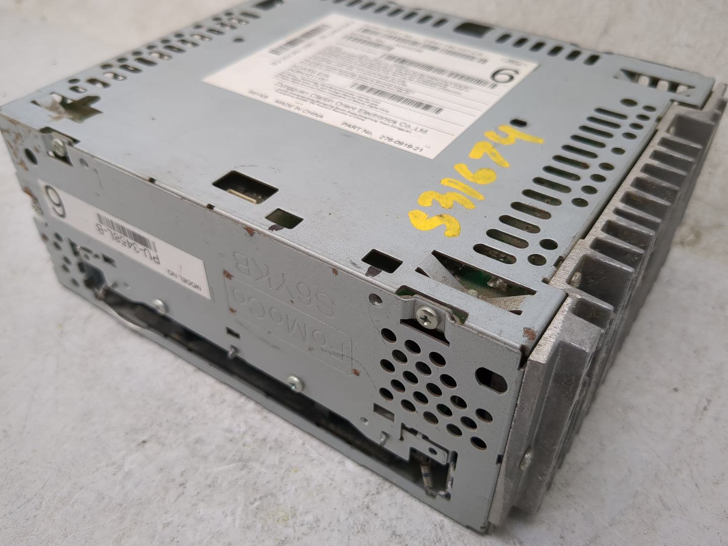2012 Ford Explorer Radio AM FM Cd Player Receiver Replacement P/N:CB5T-19C107-CB PU-3458L-B, 276-0919-21 Fits OEM Used Auto 