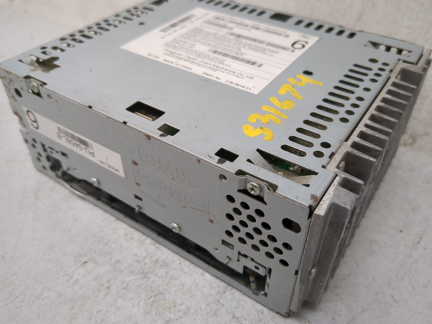 2012 Ford Explorer Radio AM FM Cd Player Receiver Replacement P/N:CB5T-19C107-CB PU-3458L-B, 276-0919-21 Fits OEM Used Auto 