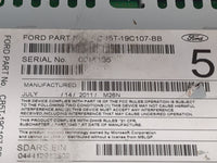 2012 Ford Explorer Radio AM FM Cd Player Receiver Replacement P/N:PU-3457L-B CB5T-19C107-BB Fits OEM Used Auto Parts - Oemus