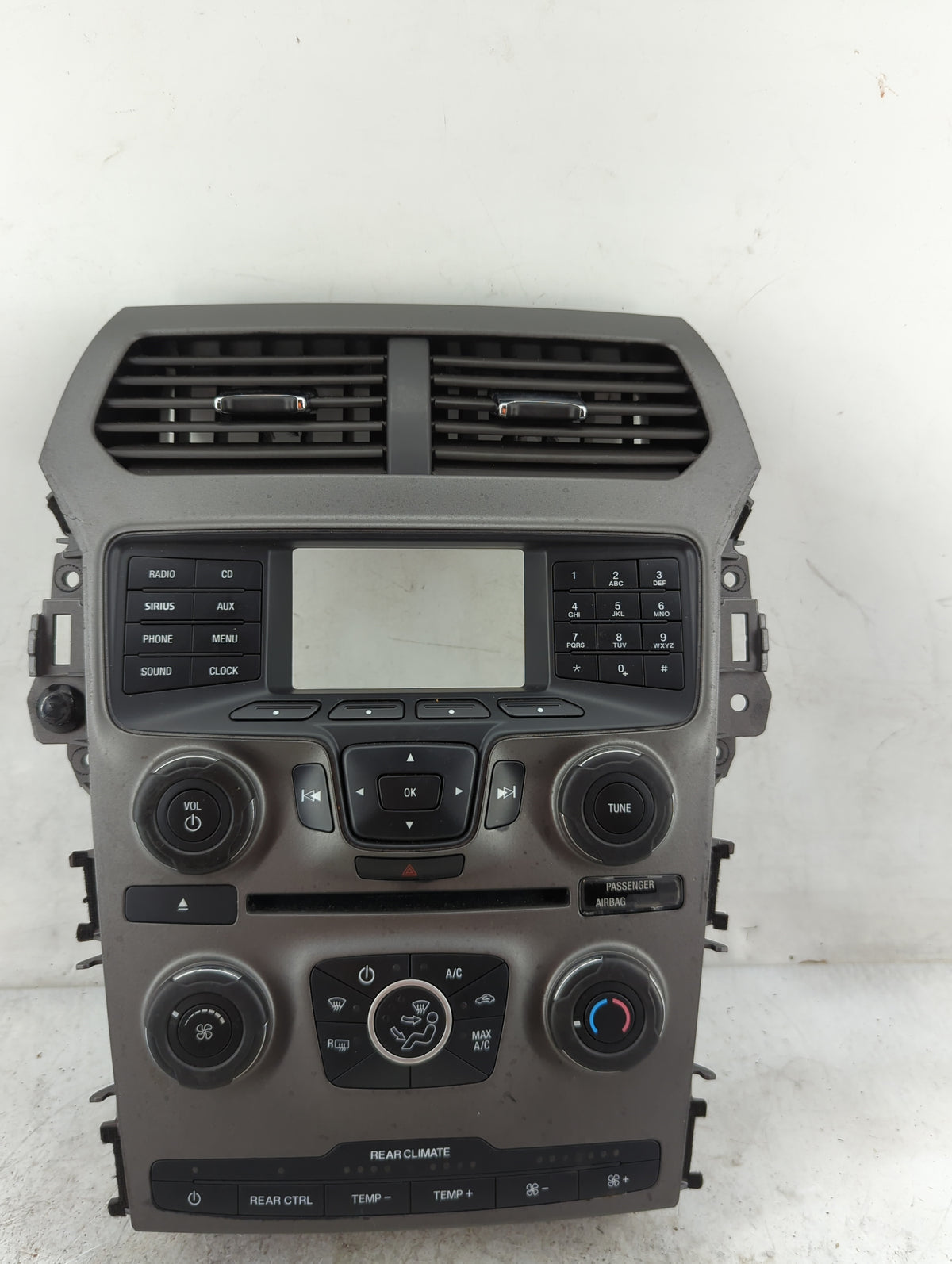 2012 Ford Explorer Climate Control Module Temperature AC/Heater Replacement P/N:EB5T-18A802-AD 10007582-16 Fits OEM Used Aut