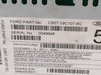 2012 Ford Explorer Radio AM FM Cd Player Receiver Replacement P/N:CB5T-19C107-BC PU-3457L-C Fits OEM Used Auto Parts - Oemus