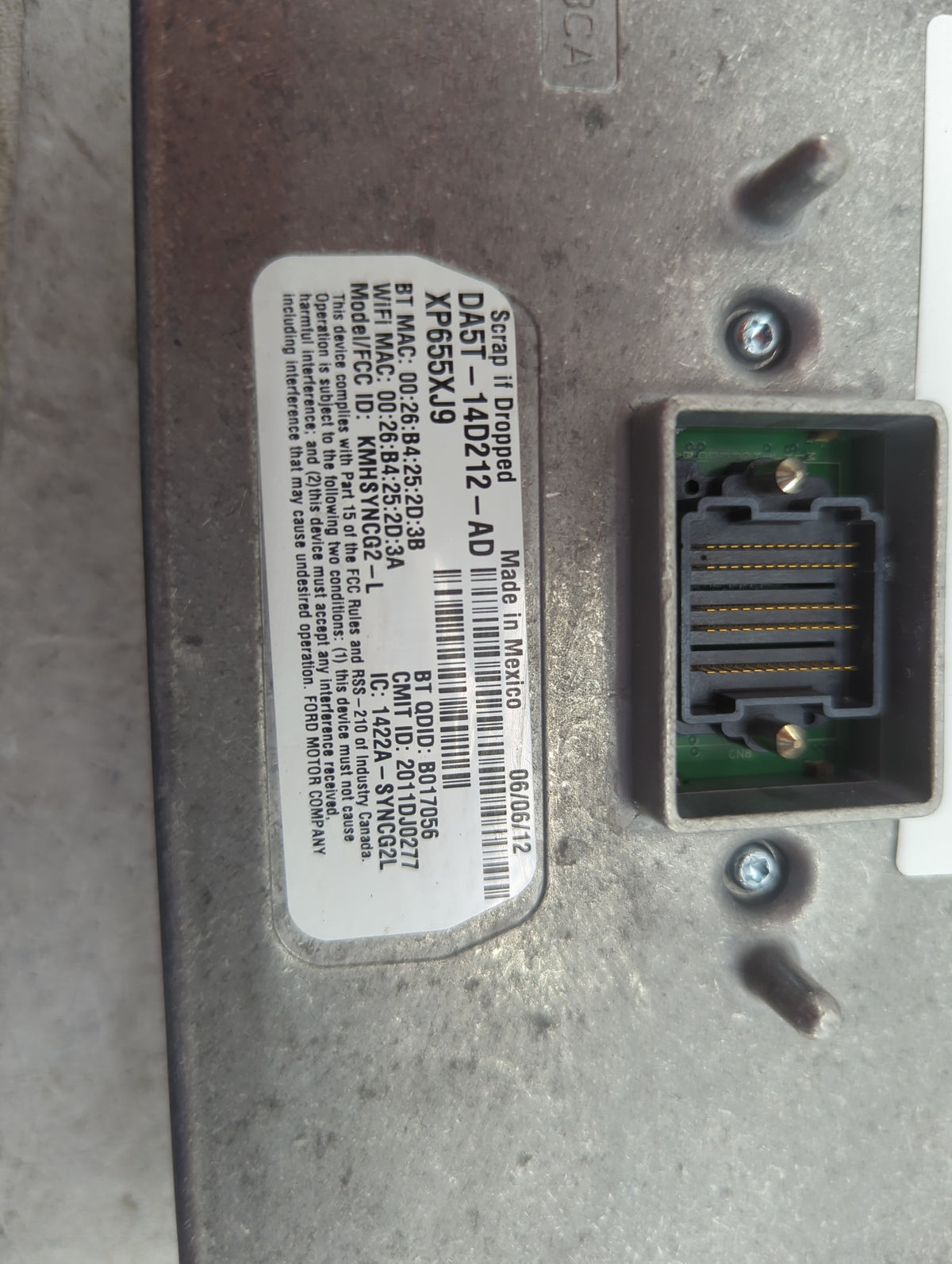 2012-2015 Ford Explorer Communication Control Module - Oemusedautoparts1.com