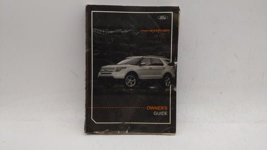 2012 Ford Explorer Owners Manual Book Guide OEM Used Auto Parts - Oemusedautoparts1.com