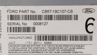 2012 Ford Explorer Radio AM FM Cd Player Receiver Replacement P/N:CB5T-19C107-CC CB5T-19C107-CB Fits OEM Used Auto Parts - O