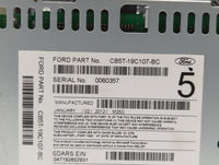 2012 Ford Explorer Radio AM FM Cd Player Receiver Replacement P/N:CB5T-19C107-BC CB5T-19C107-BB Fits OEM Used Auto Parts - O