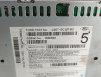 2012 Ford Explorer Radio AM FM Cd Player Receiver Replacement P/N:CB5T-19C107-BC CB5T-19C107-BB Fits OEM Used Auto Parts - O