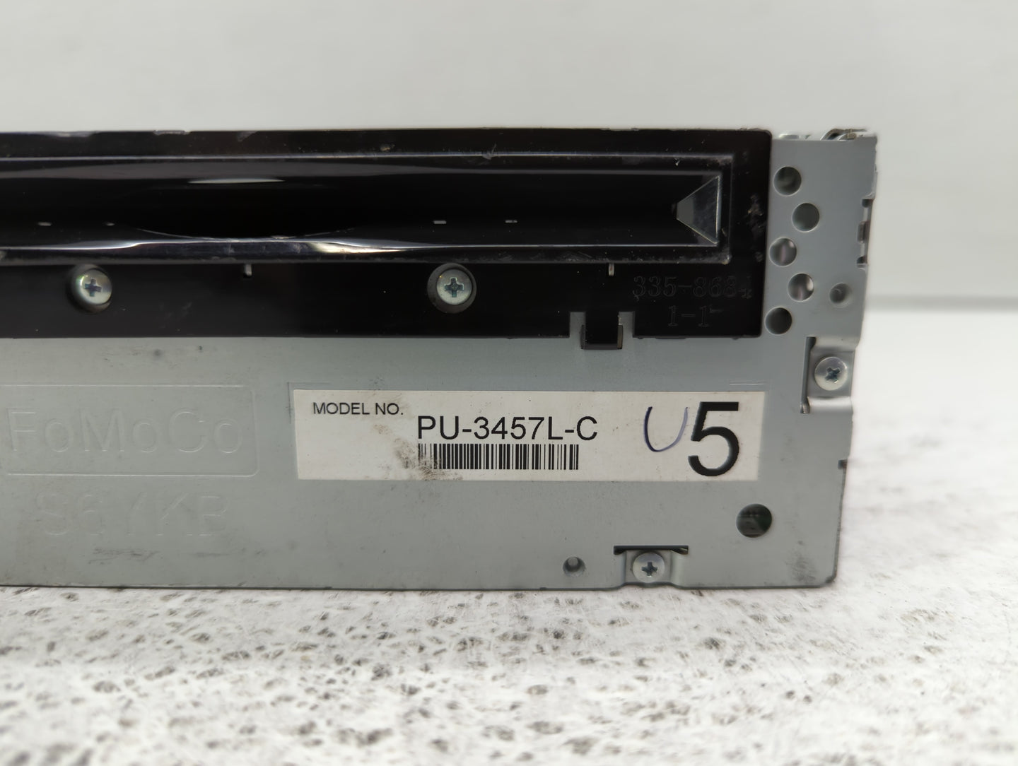 2012 Ford Explorer Radio AM FM Cd Player Receiver Replacement P/N:CB5T-19C107-BC CB5T-19C107-BB Fits OEM Used Auto Parts - O