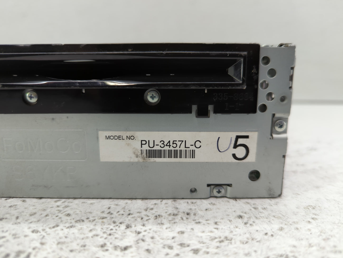 2012 Ford Explorer Radio AM FM Cd Player Receiver Replacement P/N:CB5T-19C107-BC CB5T-19C107-BB Fits OEM Used Auto Parts - O