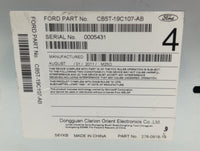 2012 Ford Explorer Radio AM FM Cd Player Receiver Replacement P/N:CB5T-19C107-BB CB5T-19C107-AB Fits OEM Used Auto Parts - O