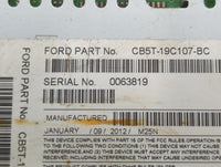 2012 Ford Explorer Radio AM FM Cd Player Receiver Replacement P/N:CB5T-19C107-BC Fits OEM Used Auto Parts - Oemusedautoparts