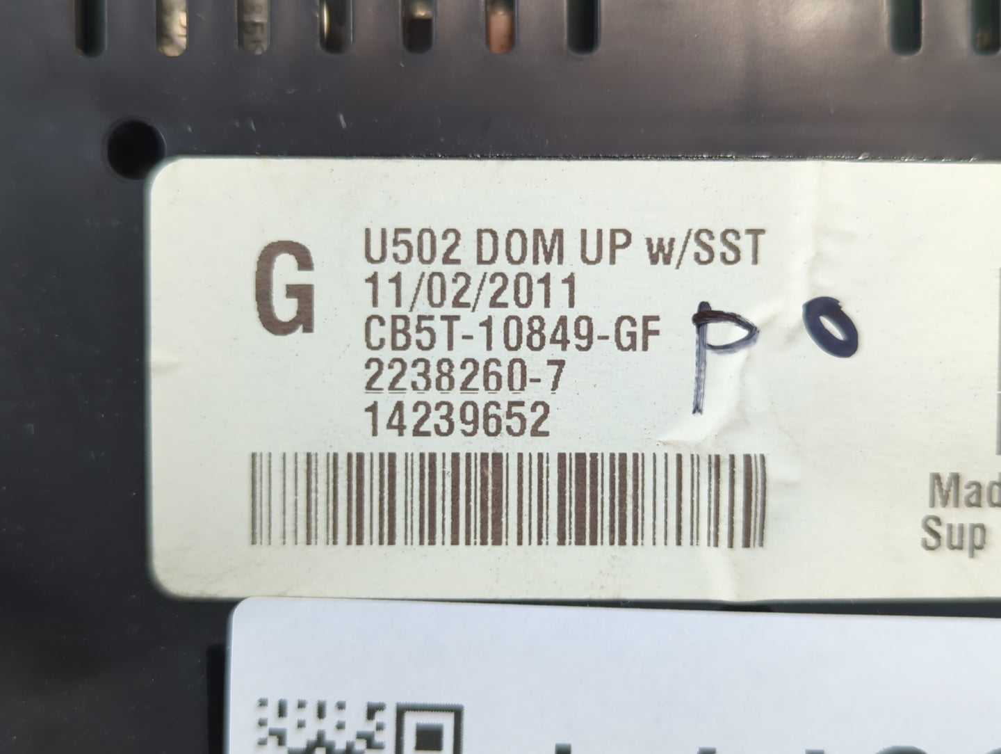 2012 Ford Explorer Instrument Cluster Speedometer Gauges P/N:CB5T-10849-GF Fits OEM Used Auto Parts - Oemusedautoparts1.com