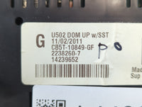 2012 Ford Explorer Instrument Cluster Speedometer Gauges P/N:CB5T-10849-GF Fits OEM Used Auto Parts - Oemusedautoparts1.com