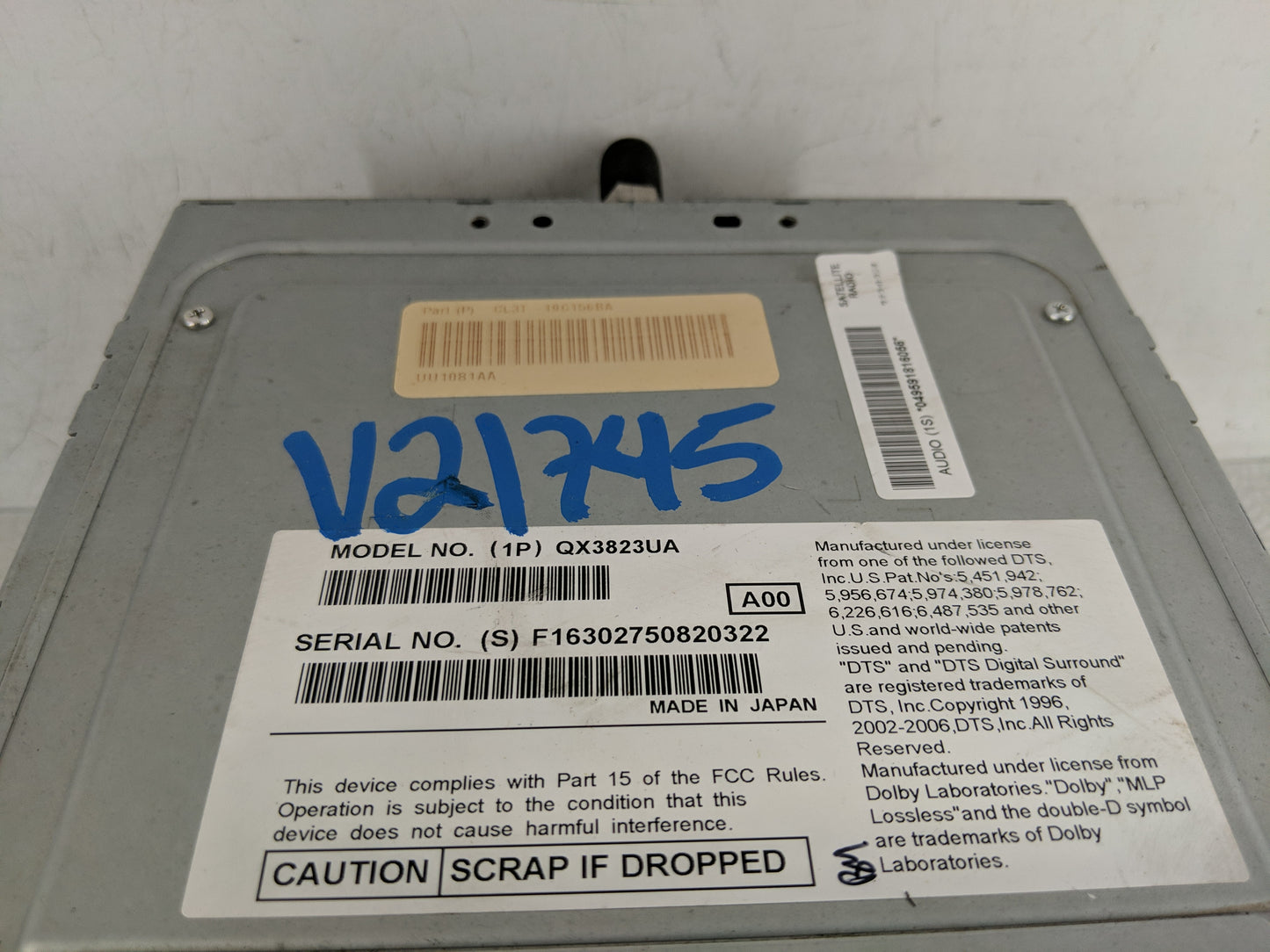 2011-2012 Ford F-150 Radio AM FM Cd Player Receiver Replacement Fits Fits 2011 2012 OEM Used Auto Parts - Oemusedautoparts1.