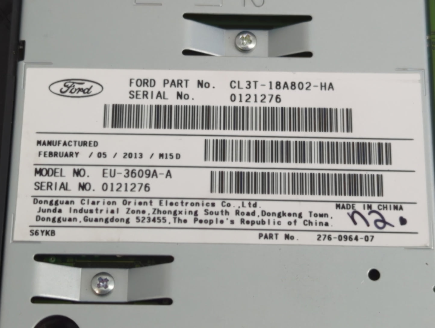 2012-2014 Ford F-150 Radio Control Panel - Oemusedautoparts1.com