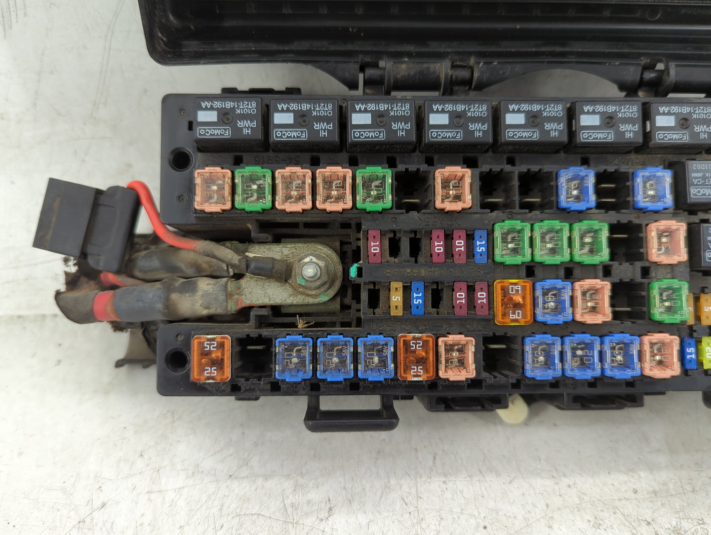 2011-2014 Ford F-150 Fusebox Fuse Box Panel Relay Module P/N:9L1T-14A003-AA Fits Fits 2011 2012 2013 2014 OEM Used Auto Part