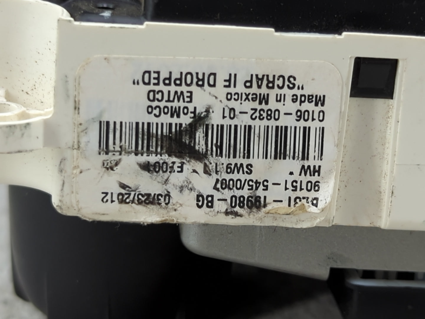 2011-2012 Ford F-150 Climate Control Module Temperature AC/Heater Replacement P/N:BL3T-19980-BG 0106-0832-01 Fits Fits 2011 
