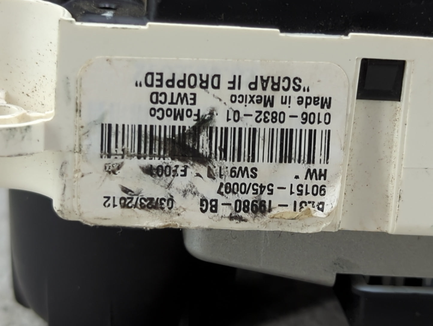 2011-2012 Ford F-150 Climate Control Module Temperature AC/Heater Replacement P/N:BL3T-19980-BG 0106-0832-01 Fits Fits 2011 