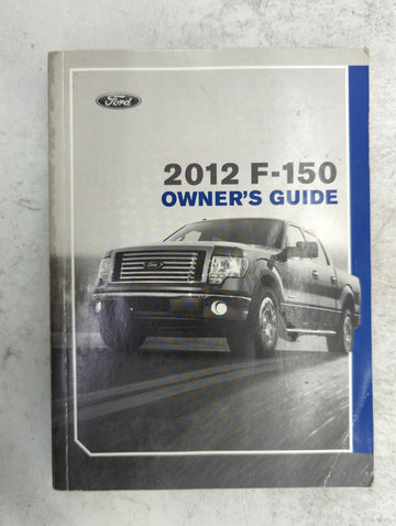 2012 Ford F-150 Owners Manual Book Guide P/N:CL3J 19A321 AB OEM Used Auto Parts - Oemusedautoparts1.com
