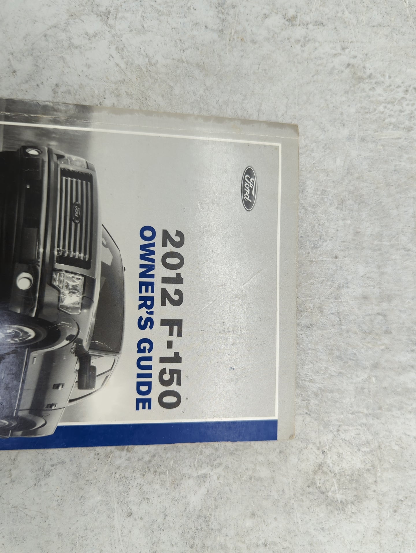 2012 Ford F-150 Owners Manual Book Guide P/N:CL3J 19A321 AB OEM Used Auto Parts - Oemusedautoparts1.com