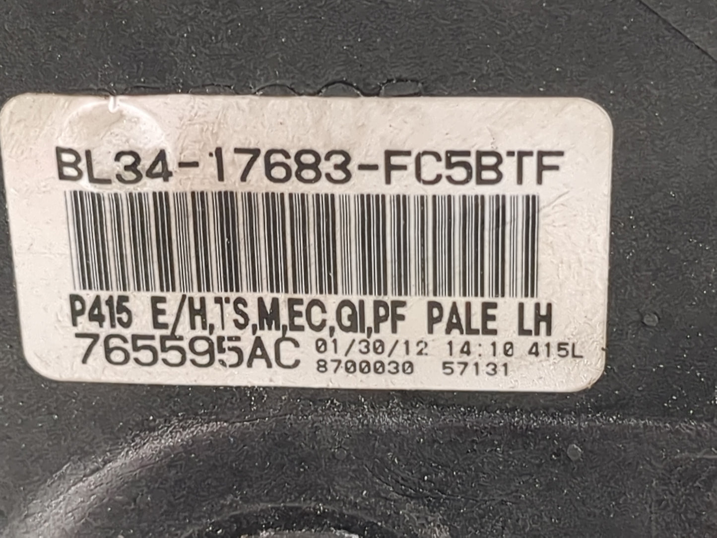 2011-2014 Ford F-150 Driver Side View Mirror - Left Door Mirror OEM Used - Oemusedautoparts1.com