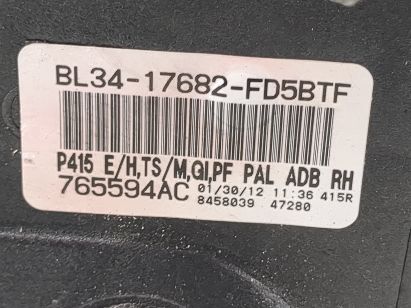 2011-2014 Ford F-150 Passenger Side View Mirror - Right Door Mirror OEM Used - Oemusedautoparts1.com