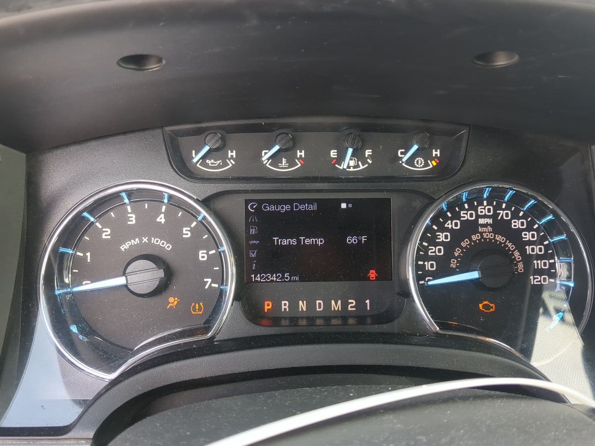 2012 Ford F-150 Instrument Cluster Speedometer Gauges Miles:142K Fits OEM Used Auto Parts - Oemusedautoparts1.com