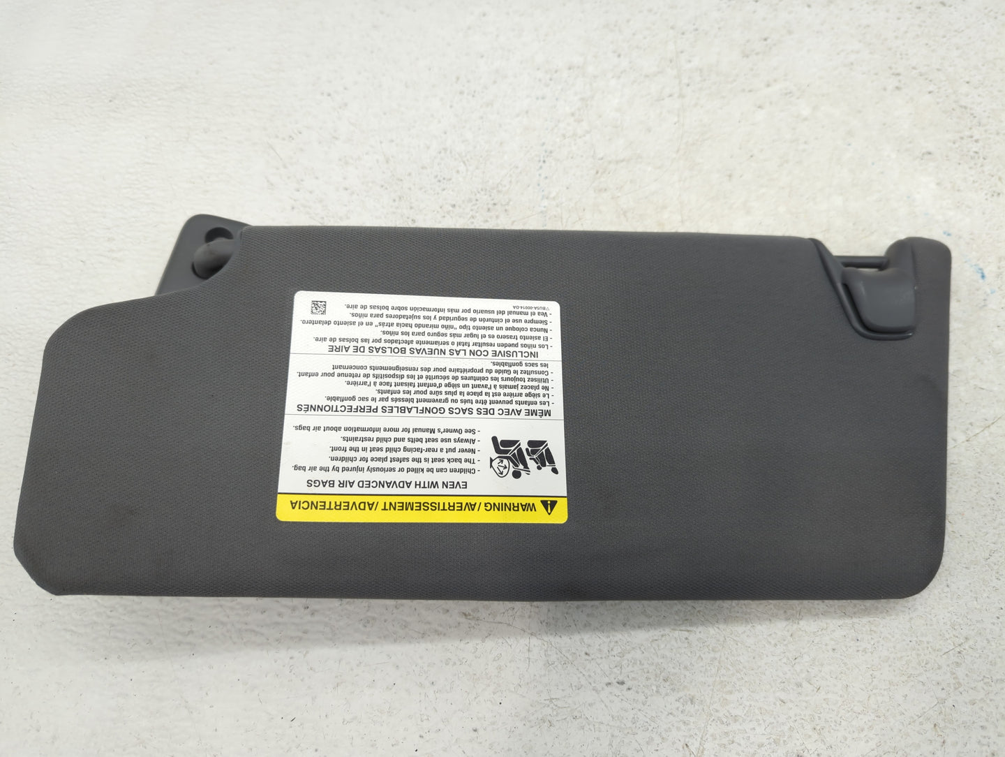 2011-2014 Ford F-150 Sun Visor Shade Replacement Passenger Right Mirror Fits Fits 2011 2012 2013 2014 OEM Used Auto Parts - 