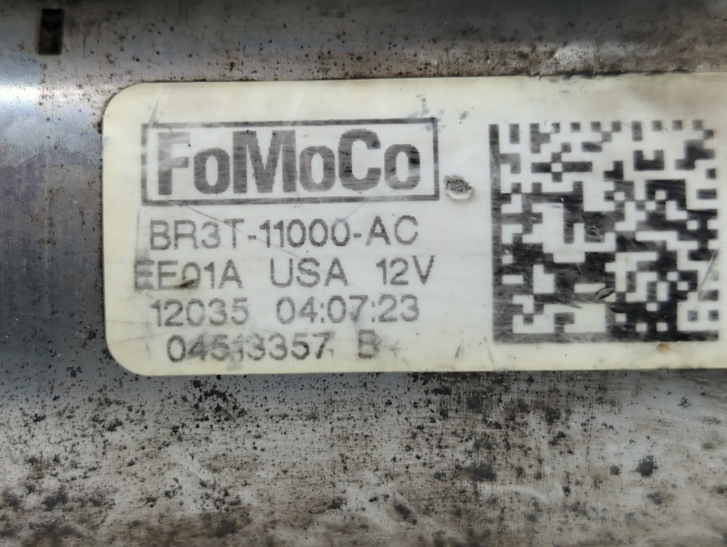 2011-2014 Ford F-150 Car Starter Motor Solenoid OEM P/N:BR3T-11000-AC Fits Fits 2011 2012 2013 2014 2015 OEM Used Auto Parts