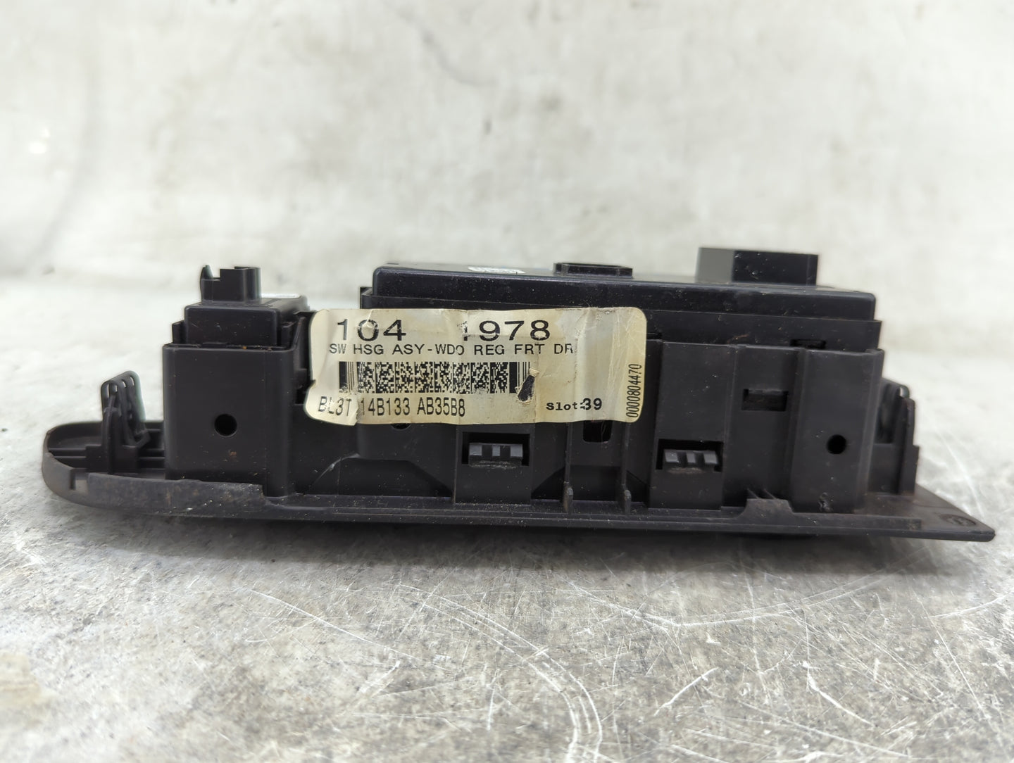 2012 Ford F150 Master Power Window Switch Replacement Driver Side Left P/N:BL3T-14540-A6U BL3T-14B133-AB35B8 Fits OEM Used A
