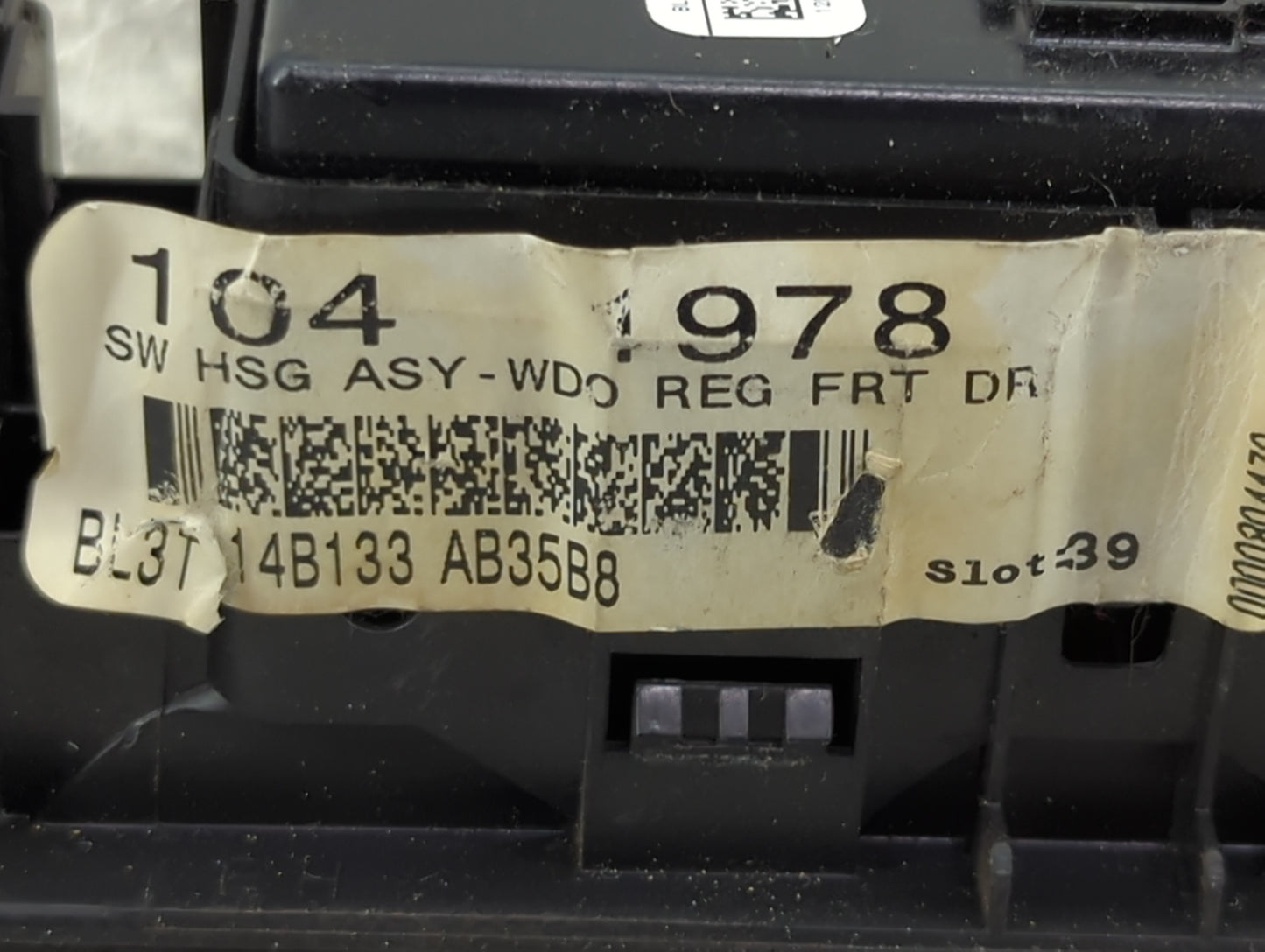2012 Ford F150 Master Power Window Switch Replacement Driver Side Left P/N:BL3T-14540-A6U BL3T-14B133-AB35B8 Fits OEM Used A