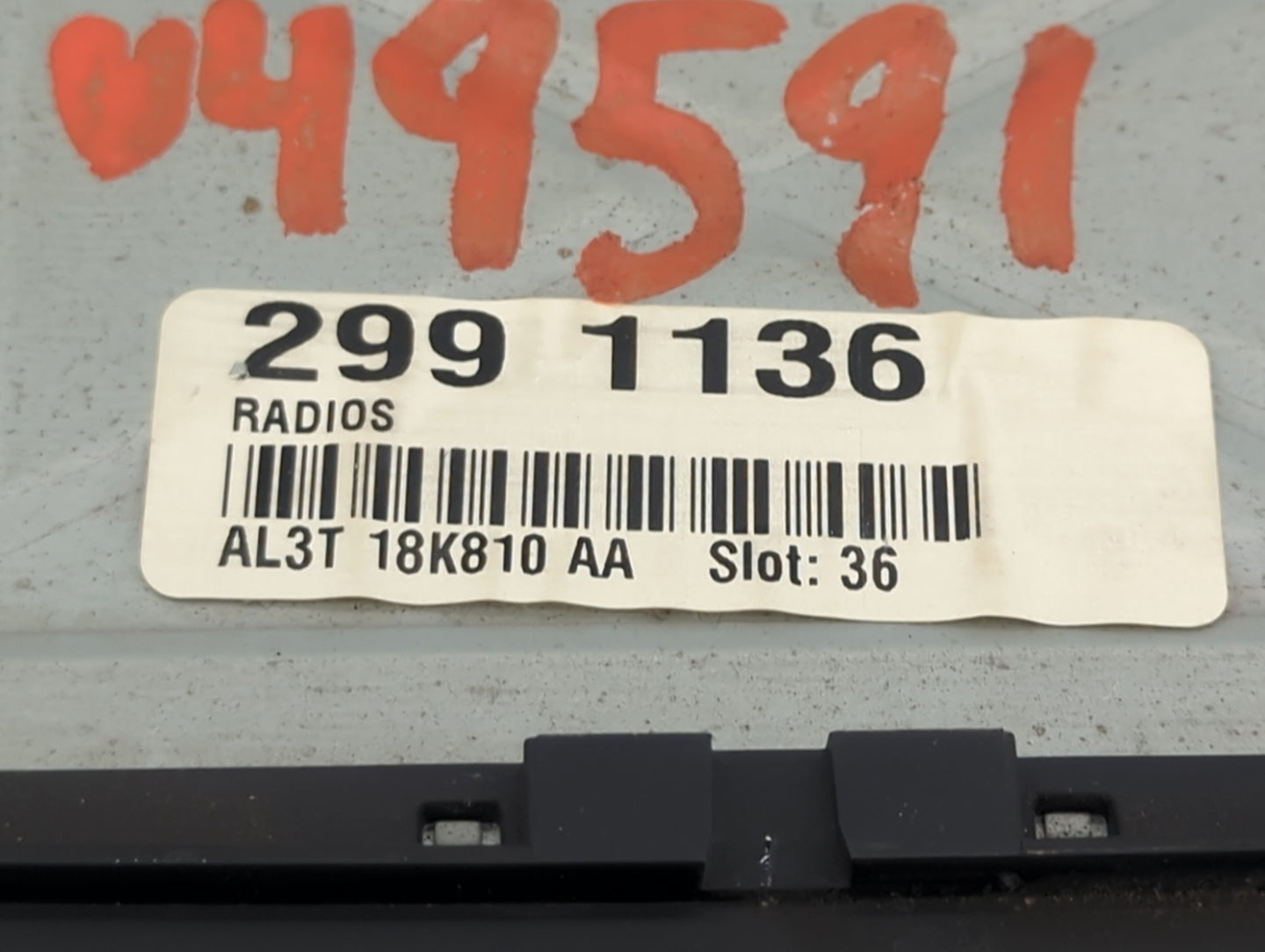2012 Ford F150 Radio AM FM Cd Player Receiver Replacement P/N:AL3T-18K810-AA AL3T 18K810 AA Fits Fits 2010 2011 2013 OEM Use
