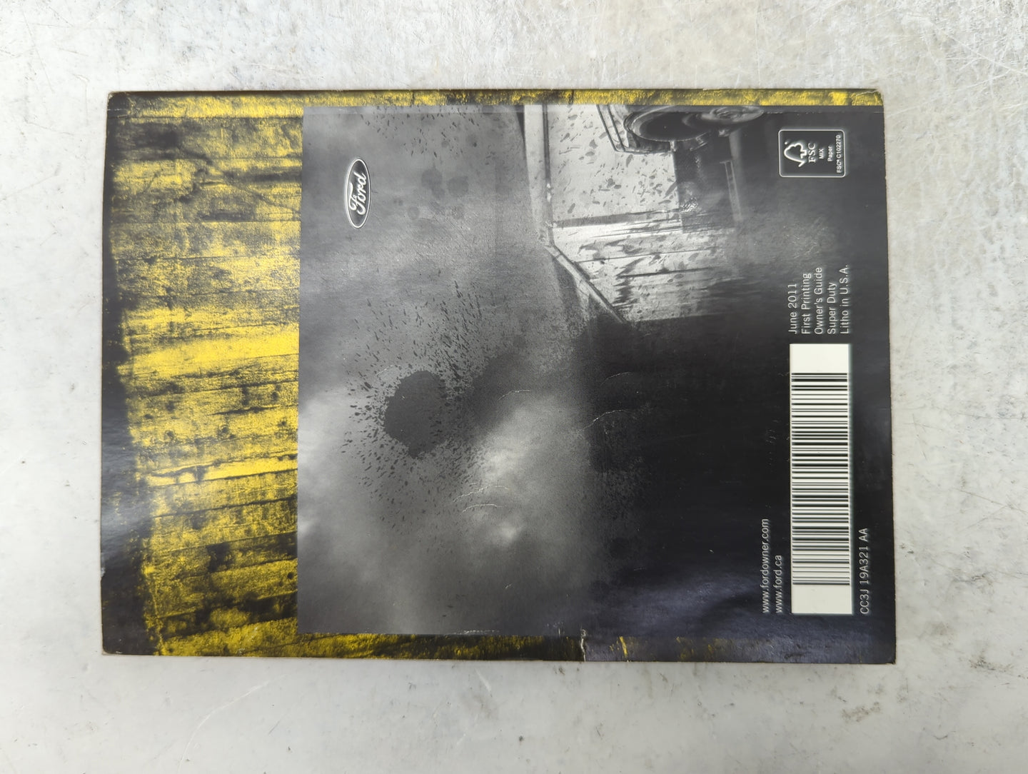 2012 Ford F250sd Owners Manual Book Guide P/N:CC3J19A321AA OEM Used Auto Parts - Oemusedautoparts1.com