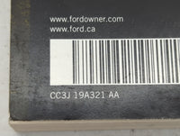 2012 Ford F250sd Owners Manual Book Guide P/N:CC3J19A321AA OEM Used Auto Parts - Oemusedautoparts1.com