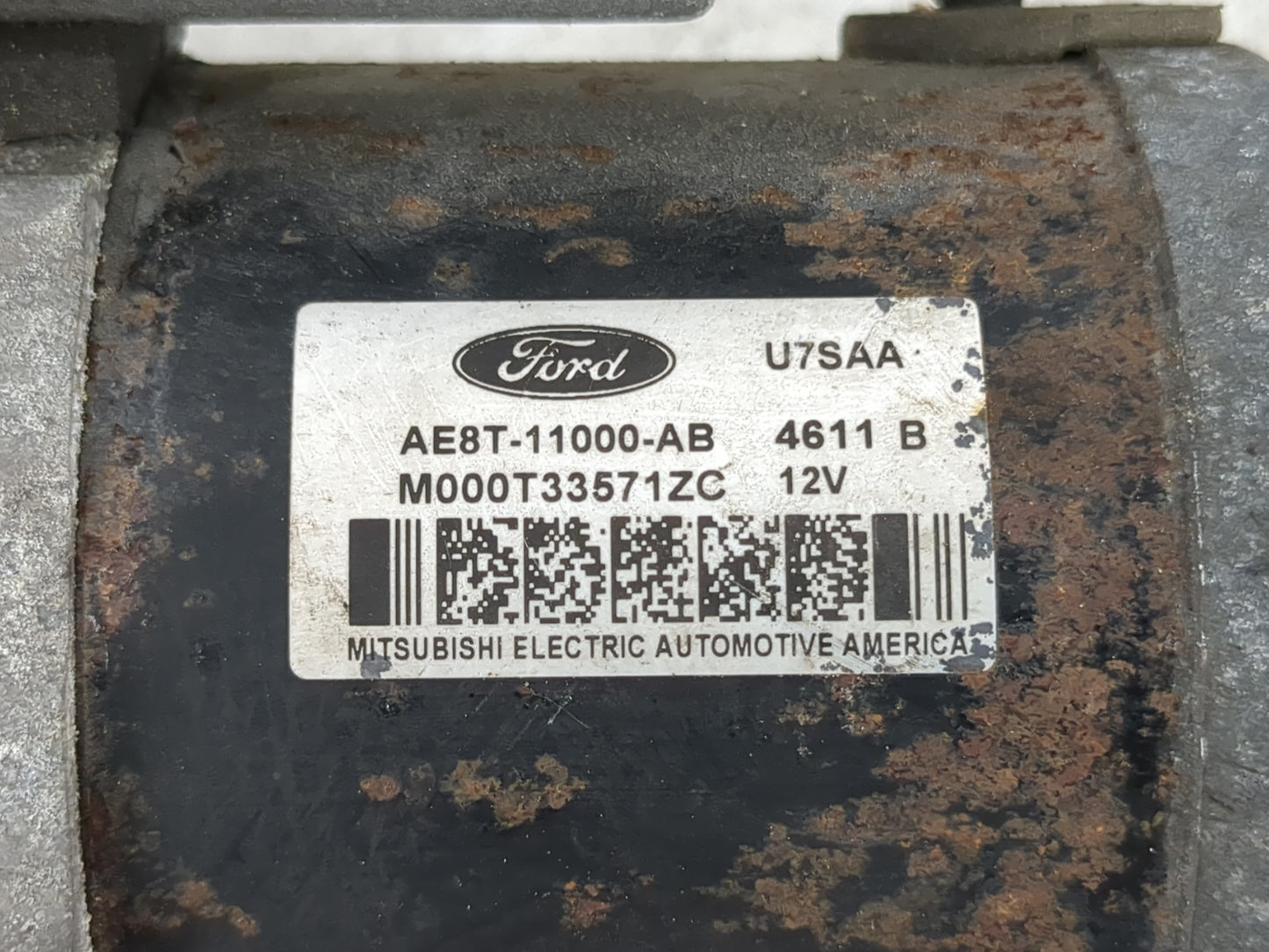 2011-2019 Ford Fiesta Car Starter Motor Solenoid OEM P/N:AE8T-11000-AB Fits Fits 2011 2012 2013 2014 2015 2016 2017 2018 201
