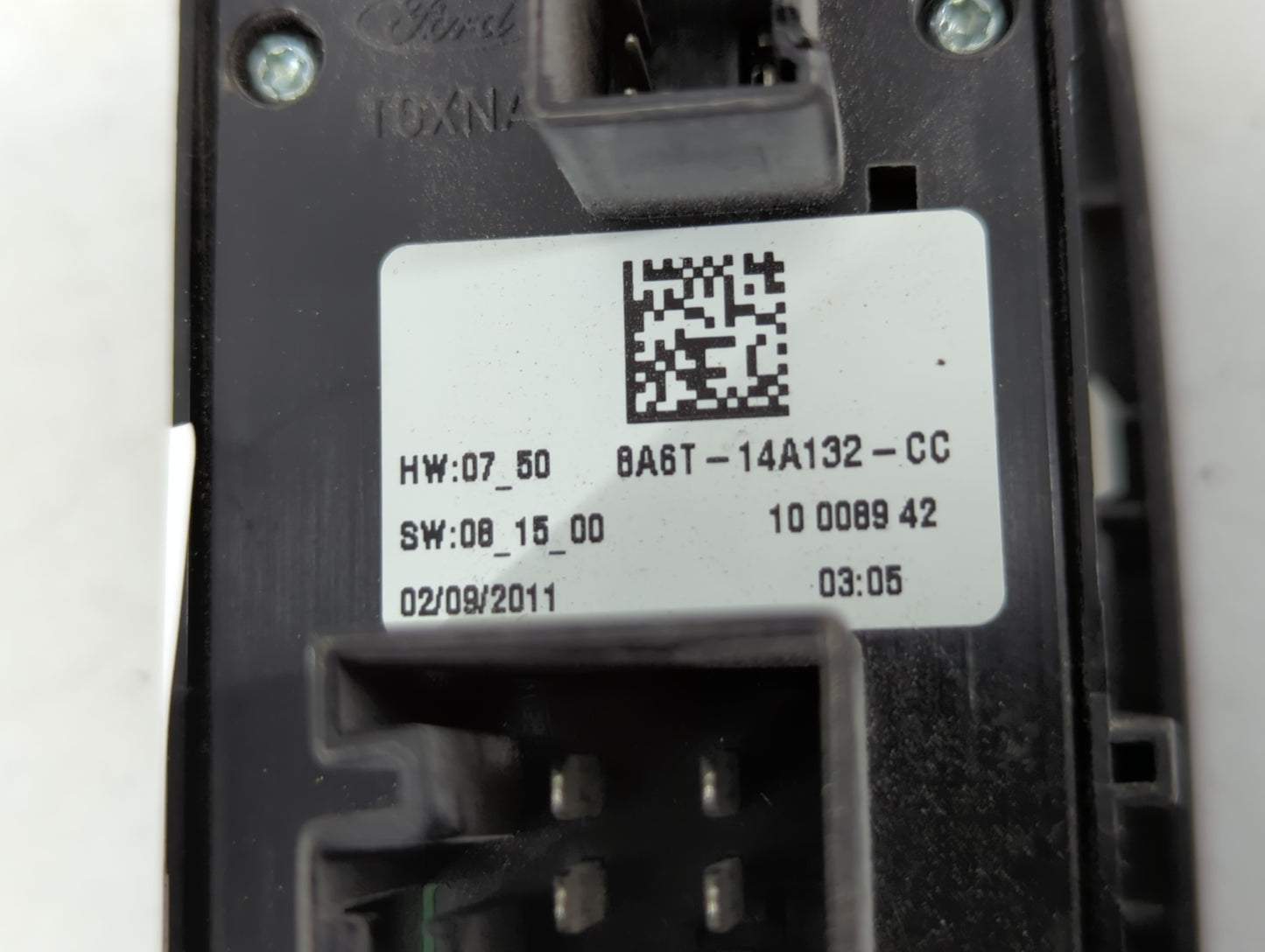 2011-2013 Ford Fiesta Master Power Window Switch Replacement Driver Side Left P/N:BA6T-14A132-CC Fits Fits 2011 2012 2013 OE