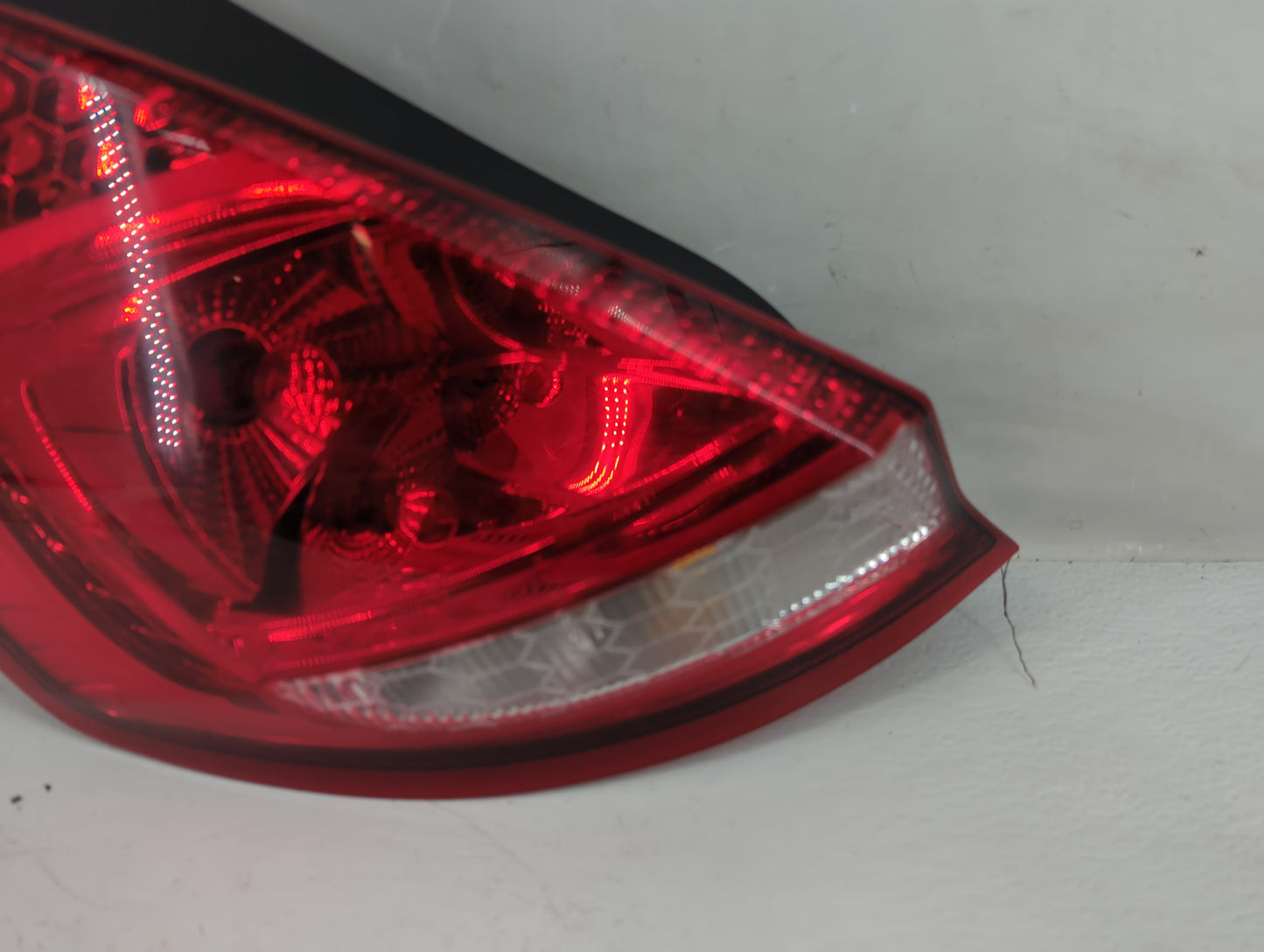 2011-2013 Ford Fiesta Tail Light Assembly Driver Left OEM P/N:AE83-13B505-BG Fits Fits 2011 2012 2013 OEM Used Auto Parts - 